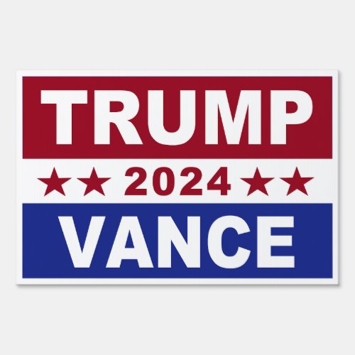 Trump Vance YARD SIGN 2024