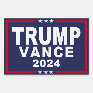 Trump Vance YARD SIGN RALLY 2024 Yard Sign