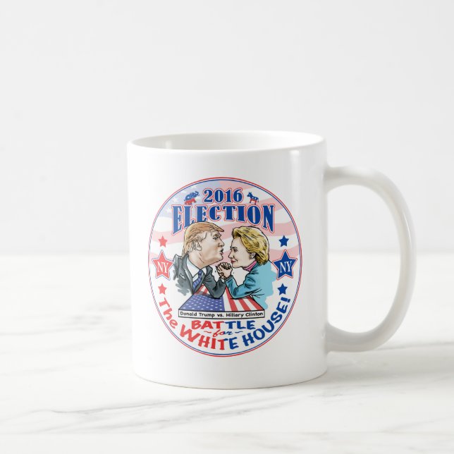 Trump versus Hillary 2016 Coffee Mug (Right)