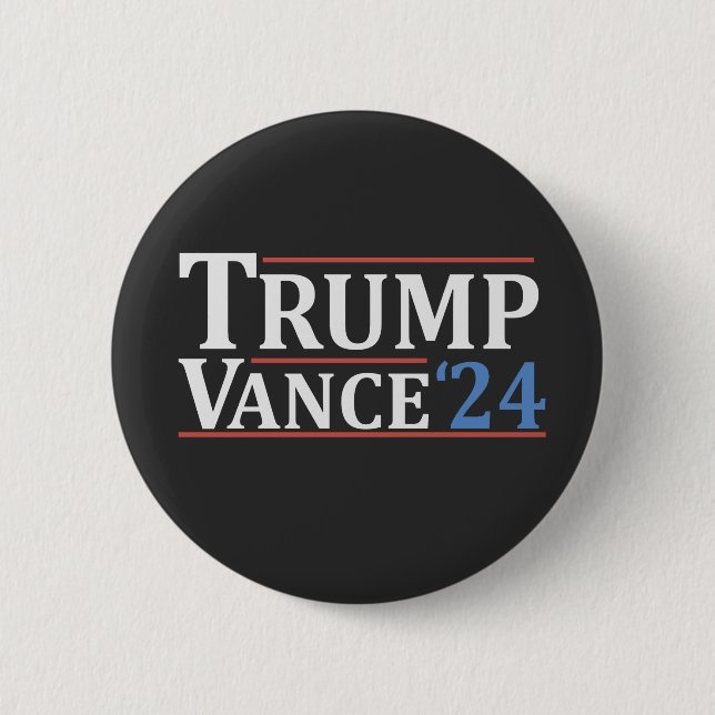 Trump Vice President Vance American Election USA  Button (Front)