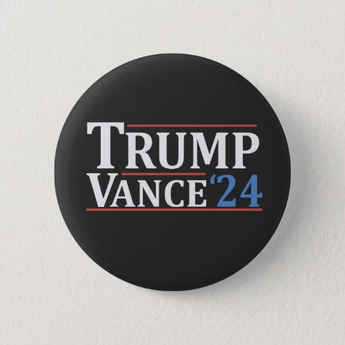 Trump Vice President Vance American Election USA  Button