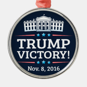 Trump Victory Metal Ornament