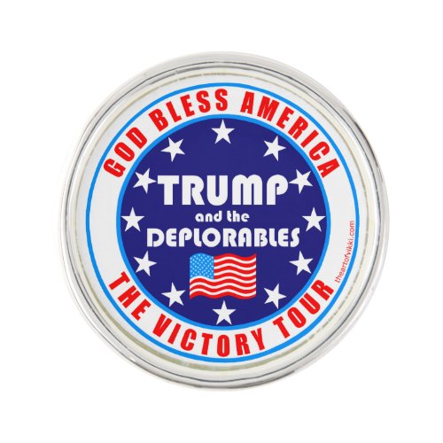 Trump Victory Tour Funny Deplorables Collectible Lapel Pin