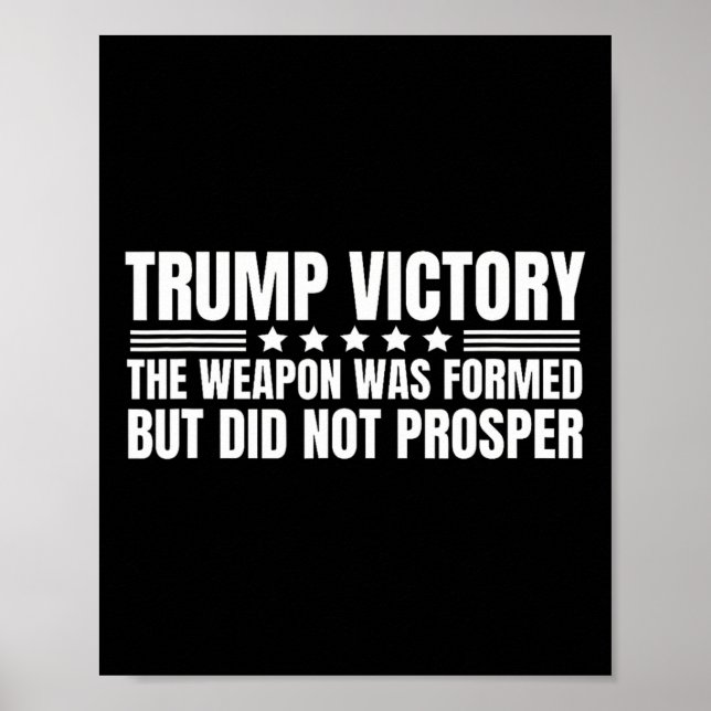 Trump Victory Weapon Formed But Did Not Prosper Ch Poster (Front)