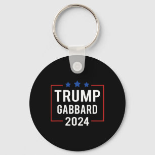 Trump Vp Gabbard 2024 Election  Keychain