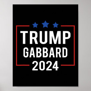 Trump Vp Gabbard 2024 Election Poster