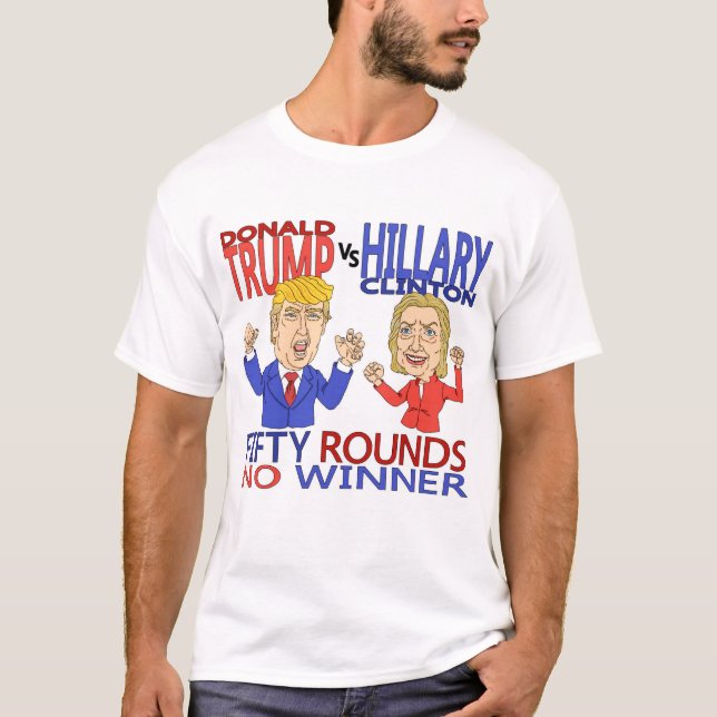 Trump Vs Clinton T-Shirt (Front)