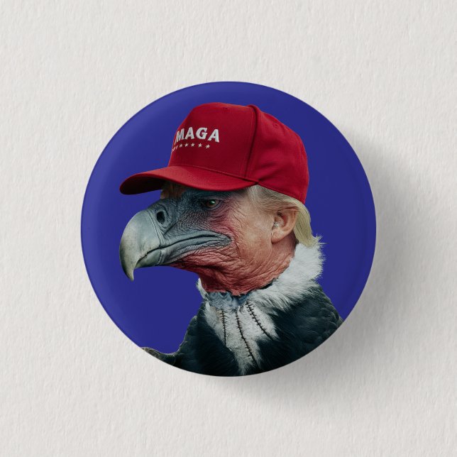 Trump Vulture Button (Front)