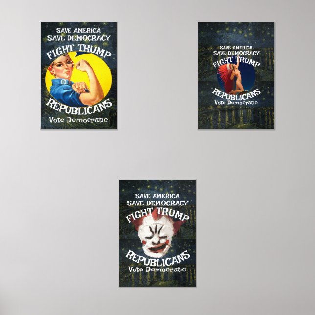 Trump Wall Art Sets (Front)