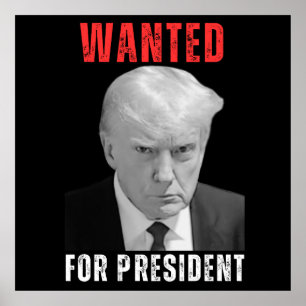 Trump Wanted For President Poster