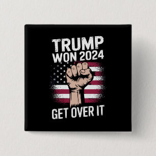 Trump We Won Wins Inauguration 47 US President  Button