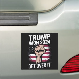Trump We Won Wins Inauguration 47 US President Car Magnet