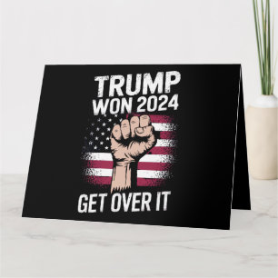 Trump We Won Wins Inauguration 47 US President  Card