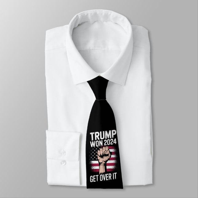 Trump We Won Wins Inauguration 47 US President  Neck Tie (Tied)