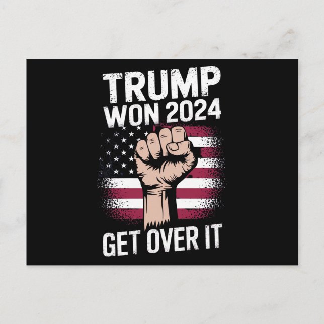Trump We Won Wins Inauguration 47 US President  Postcard (Front)