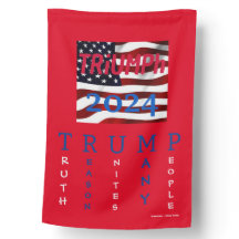 TRUMP Weatherproof House Flag - "TRiUMPh 2024"