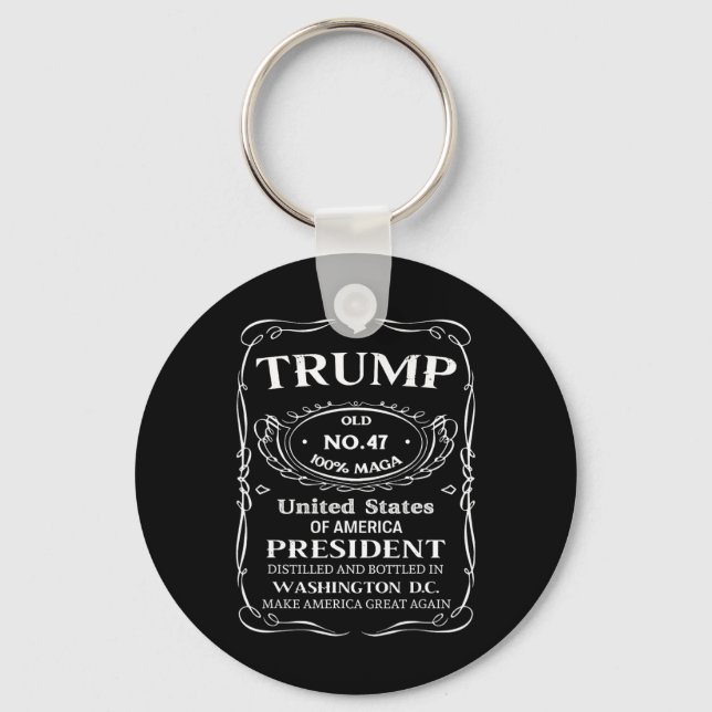Trump Whiskey  Keychain (Front)