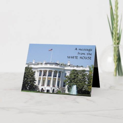 Trump White House Mens Funny 50th Birthday Invitation