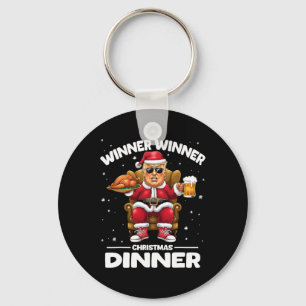 Trump Winner Winner Turkey Dinner Funny Trump Chri Keychain