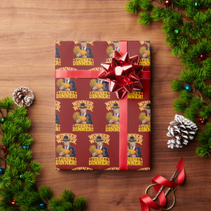 Trump Winner Winner Turkey Dinner Thanksgiving Wrapping Paper