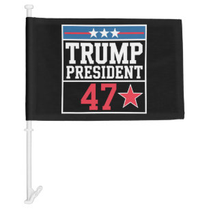 Trump Wins 2024 Election Trump Won 2024 Car Flag
