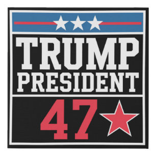Trump Wins 2024 Election Trump Won 2024 Faux Canvas Print
