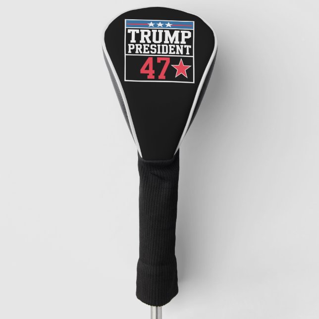 Trump Wins 2024 Election Trump Won 2024 Golf Head Cover (Front)