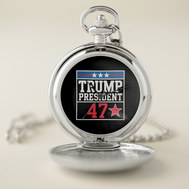 Trump Wins 2024 Election Trump Won 2024 Pocket Watch (Inside)