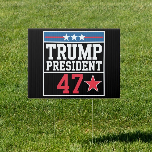 Trump Wins 2024 Election Trump Won 2024 Sign (Insitu)
