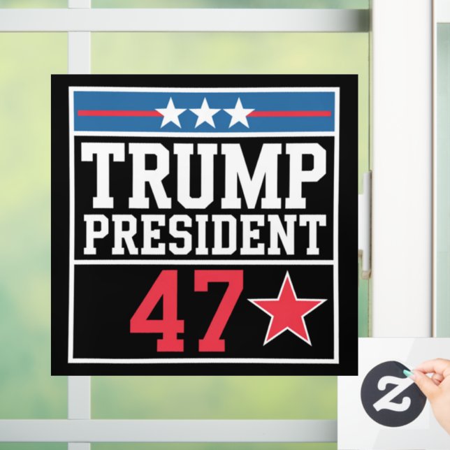 Trump Wins 2024 Election Trump Won 2024 Window Cling (Home)