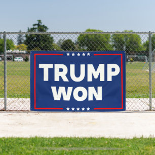 Trump Won 2024 Banner