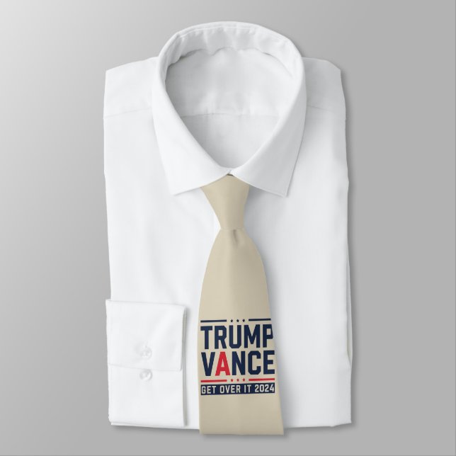 Trump Won 2024 Election President Trump Vance Neck Tie (Tied)