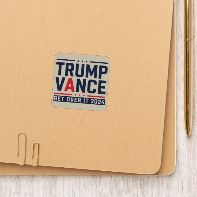 Trump Won 2024 Election President Trump Vance Patch (On Folder)