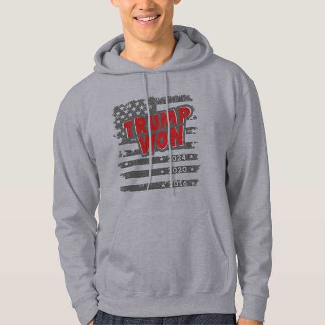 Trump Won 2024 Hoodie (Front)