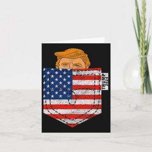 Trump Won 2024 President 47th Trump In Your Pocket Card