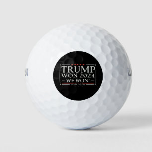 Trump Won 2024 We Won 47 2028 USA Golf Balls
