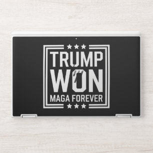 Trump won 47th US President Maga Election 2024 HP Laptop Skin