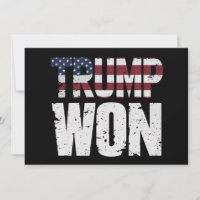Trump Won 47th US President Won Election 2024