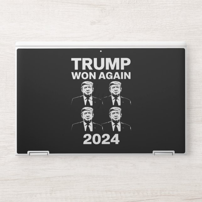 Trump Won Again 2024 Election Inauguration Day 47  HP Laptop Skin (Front)