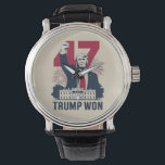 Trump Won Again 2024 Election President 47 th  Watch<br><div class="desc">Trump Won Again 2024 Election President 47 th American Flag</div>