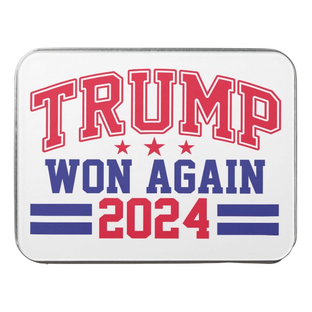 Trump Won Again 2024 Jigsaw Puzzle (Case Horizontal)