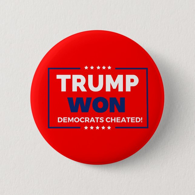  Trump Won Button (Front)