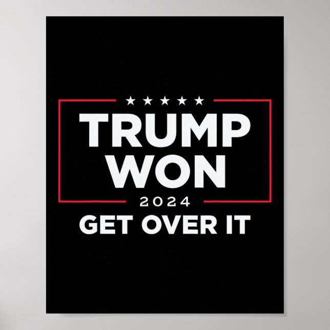 Trump Won Get Over It 2024  Poster (Front)