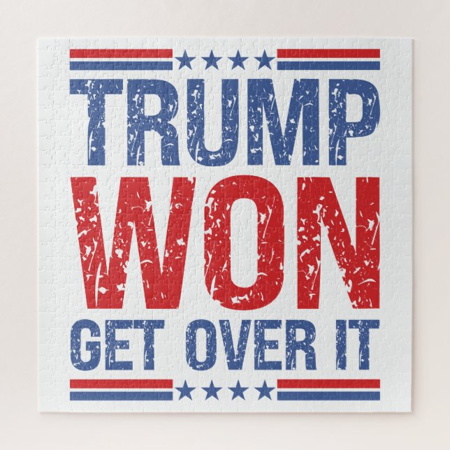 Trump Won Get Over It  Jigsaw Puzzle (Vertical)