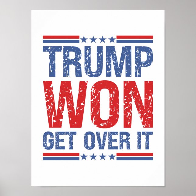 Trump Won Get Over It  Poster (Front)