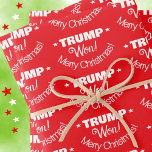 TRUMP Won! Merry Christmas Set of Wrapping Paper