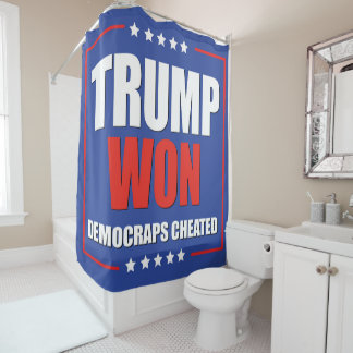 TRUMP WON SHOWER CURTAIN