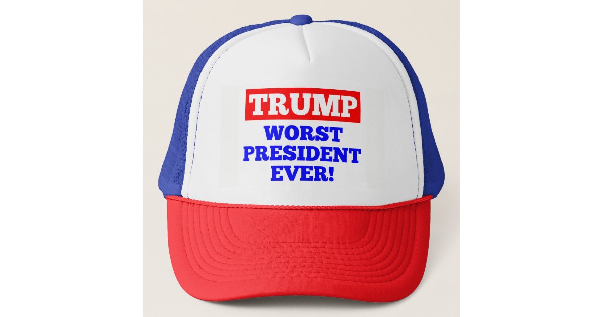 BIDEN AMERICA LAST GEAR THE WORST PRESIDENT EVER TRUCKER HAT