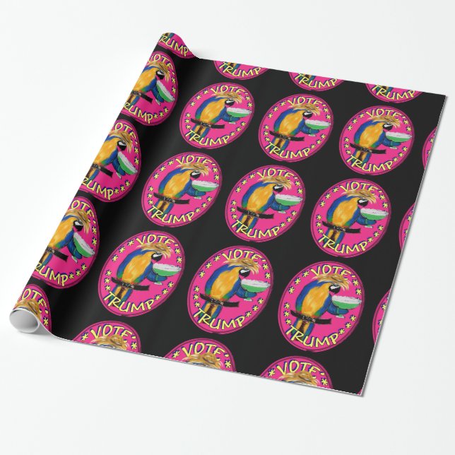 TRUMP WRAPPING PAPER (Unrolled)