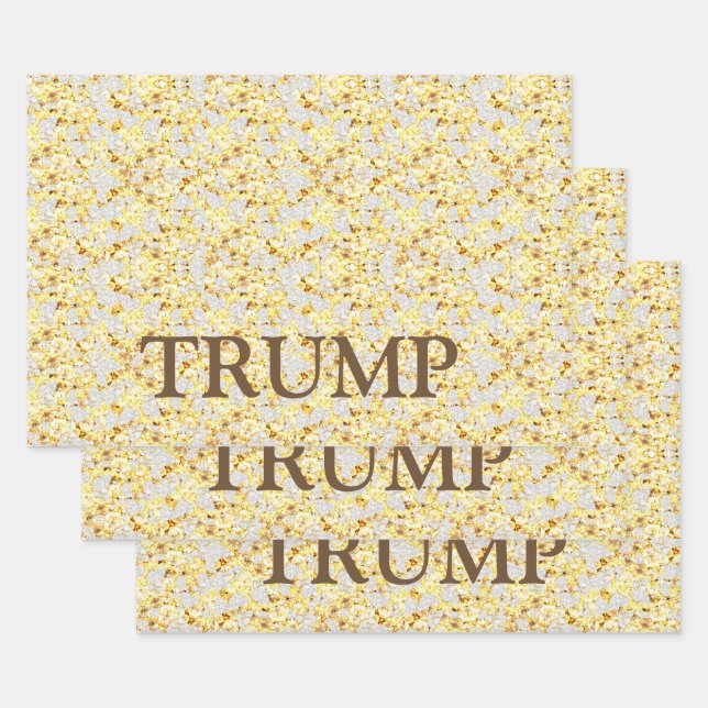 TRUMP WRAPPING PAPER SHEETS (Set)
